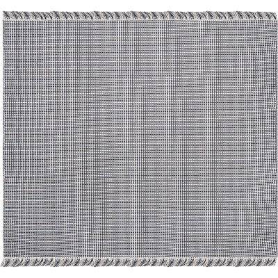 Ręcznie tkany dywan do wnętrz 6' x 6', kremowo-granatowy