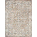 Dywan vintage w kwiaty pomarańczowy 6' x 9'